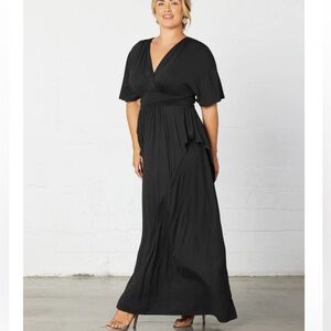 Kiyonna Black Maxi Dress